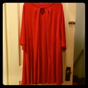 Long multi layered blouse dress